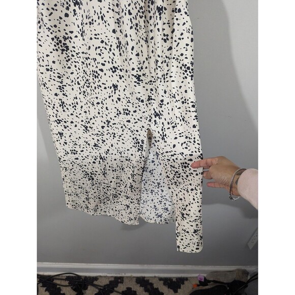 NWT A New Day Tan Black‎ Slip Midi Dress Women Size S - Picture 8 of 9